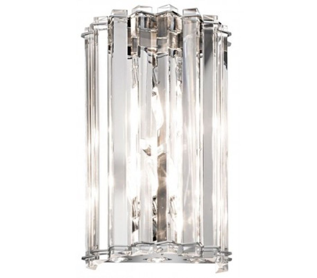 Crystal Væglampe IP44 H27,9 cm 2 x G9 LED - Krom