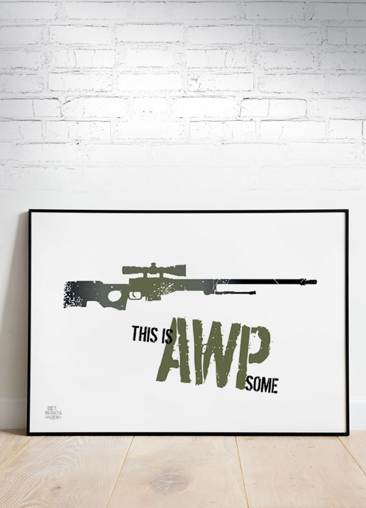 CSGO - This is AWPsome 2 (vandret) - 100 x 70 cm - Kr. 349,-