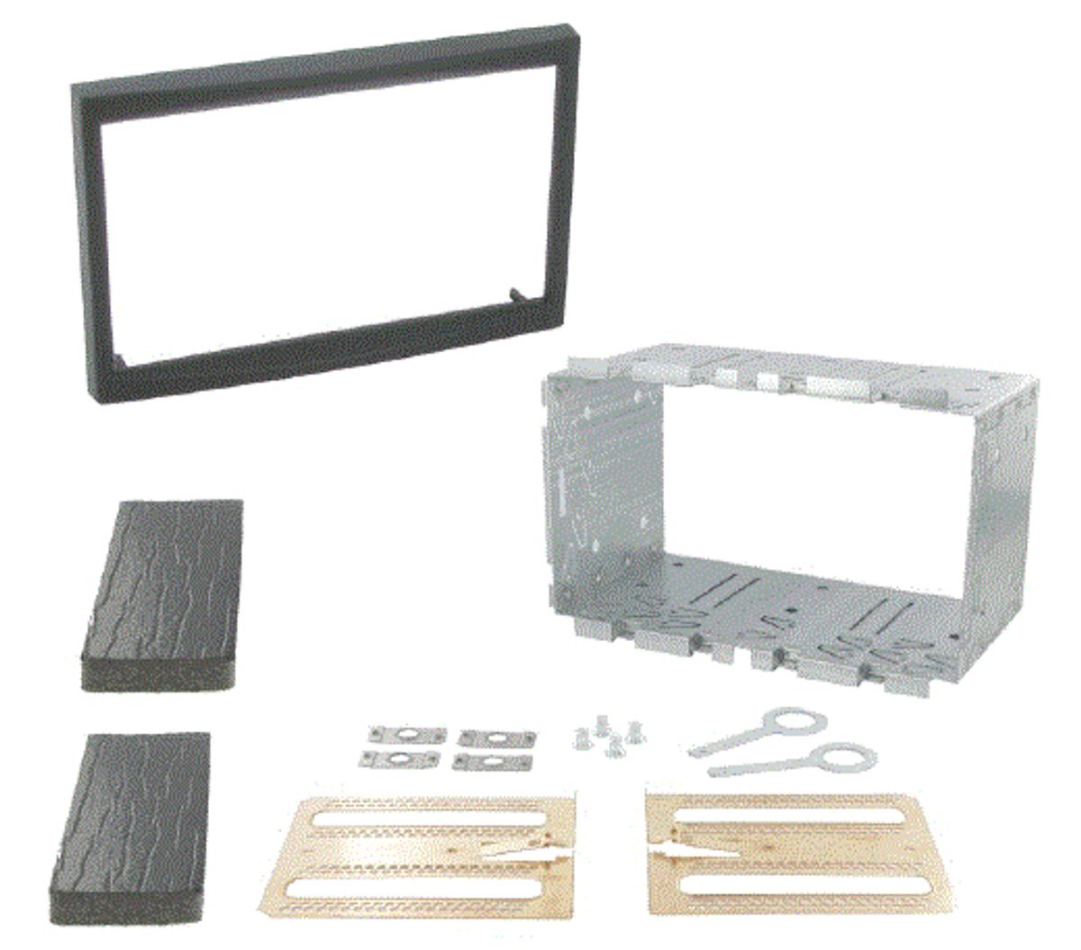 CT23PE01A 2-DIN Ramme til Citroen, Fiat, Peugeot og Toyota