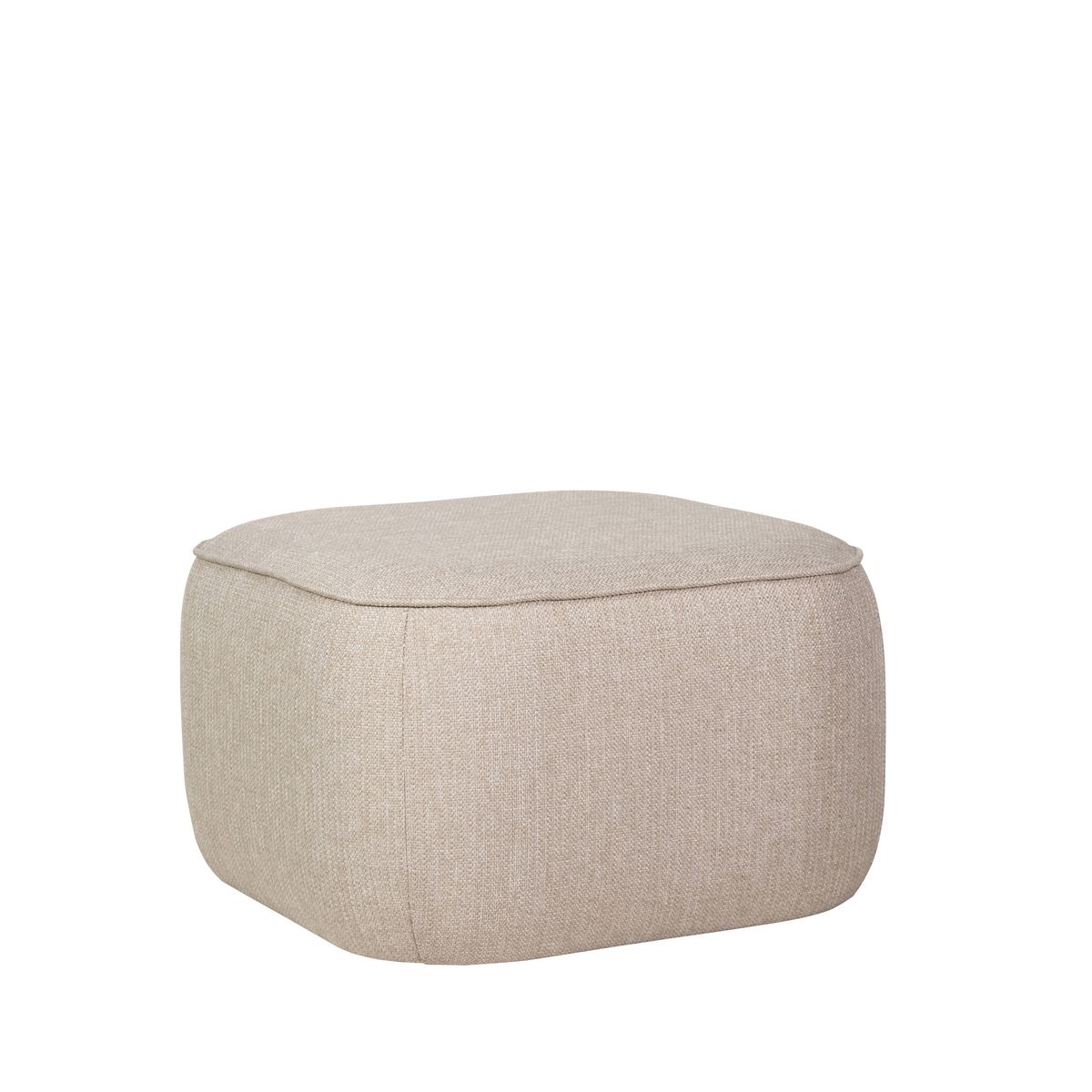 Cube Puf Beige - 57x57xh39cm