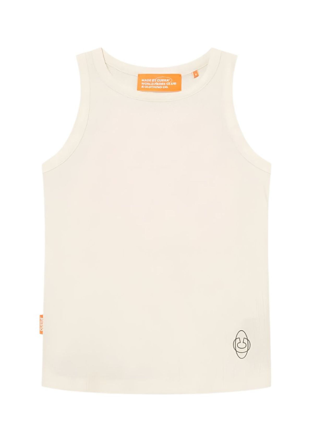 Cuera Active Rib Tank Top (Off White) - L