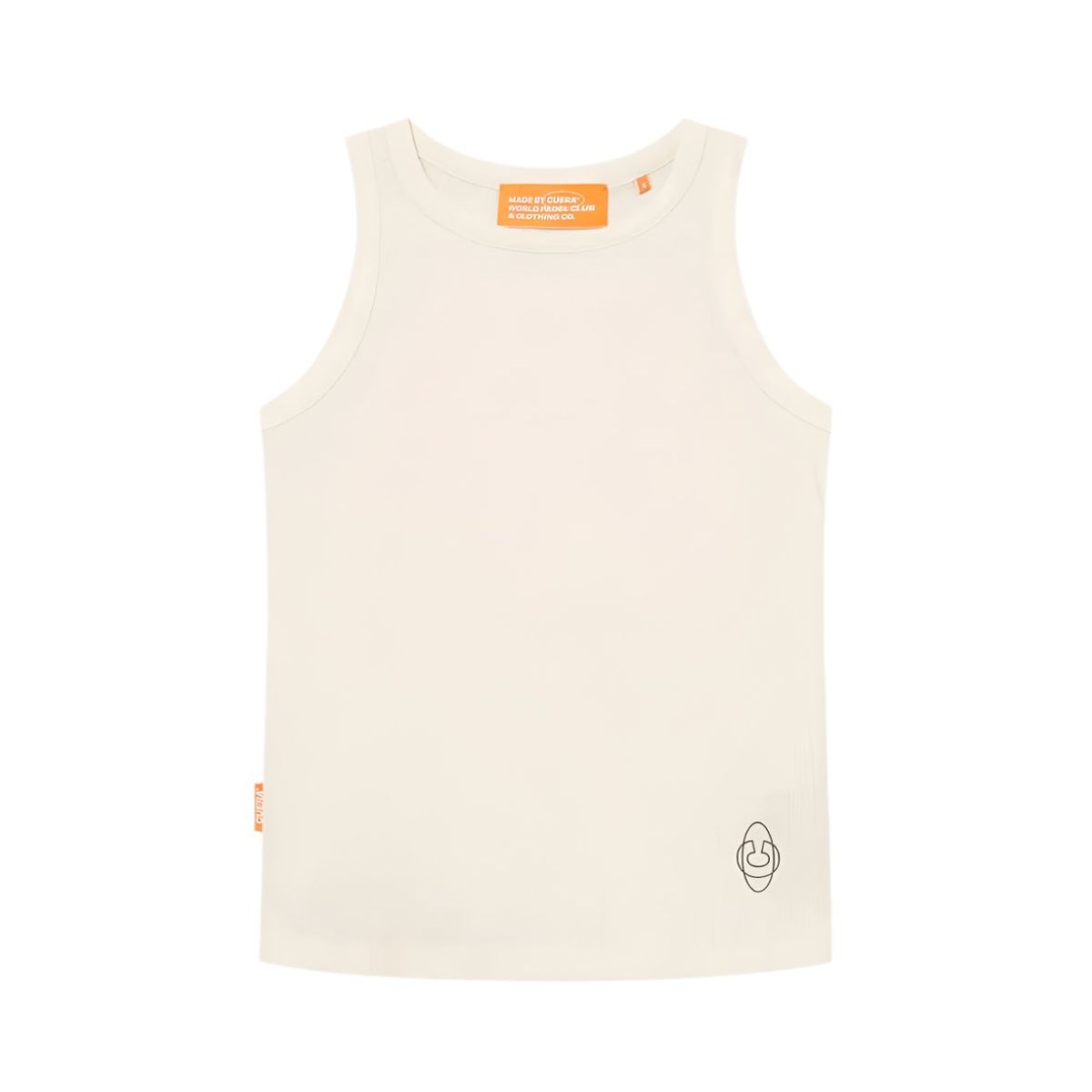 Cuera Active Rib Tank Top (Off White) - L