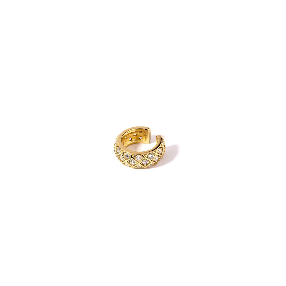 Cuff / Ørering - #BlingThing - Onesize regulerbar størrelse - 18 karat forgyldt Sterling sølv