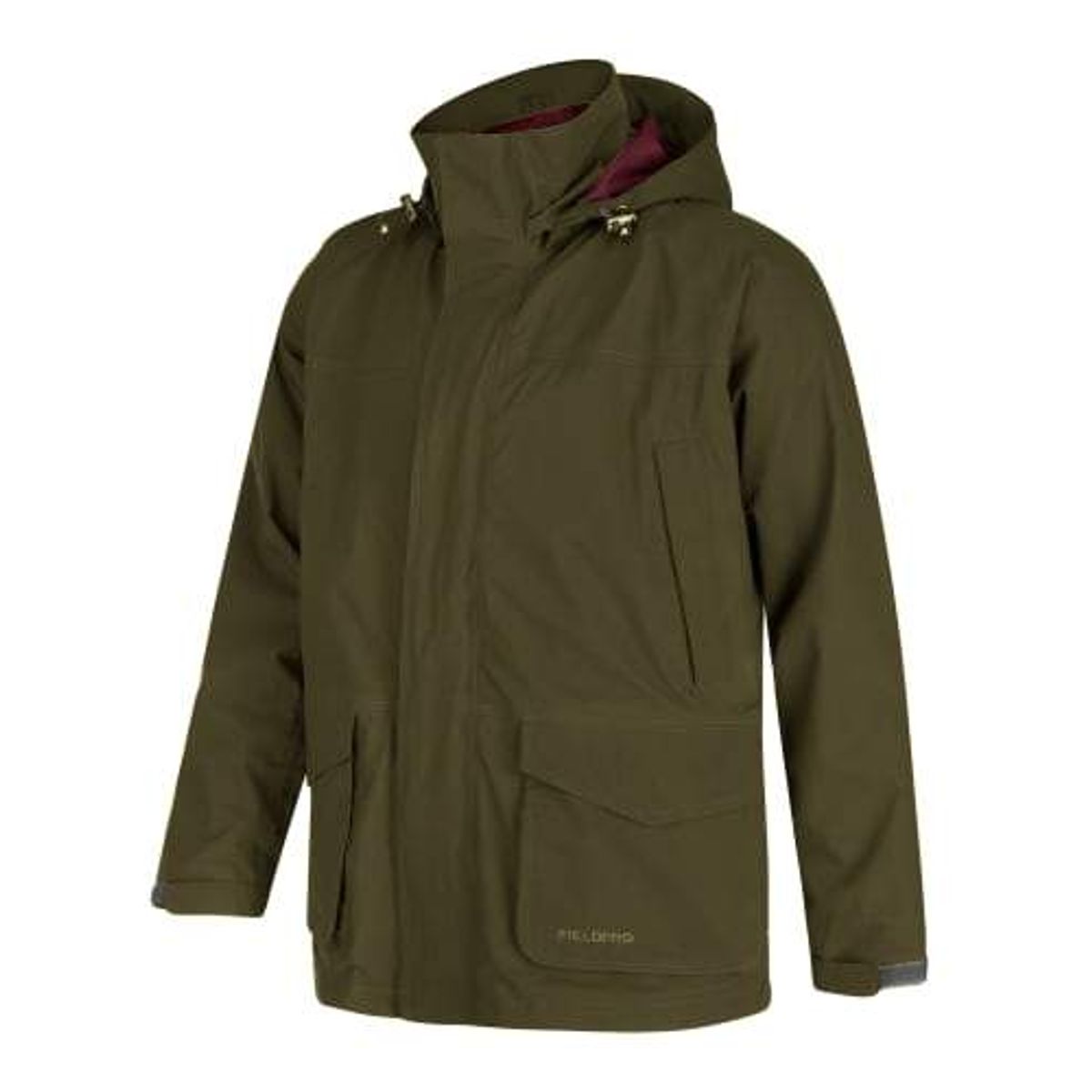 Culloden Waterproof regnjakke, mørk oliven - XL (44-46)