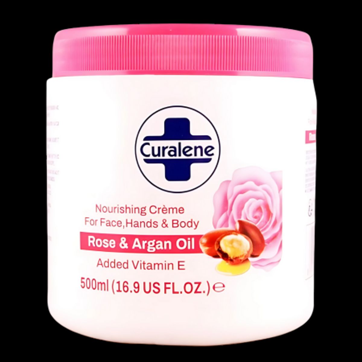 Curalene Nourishing Creme Rose & Argan Oil - 500ml