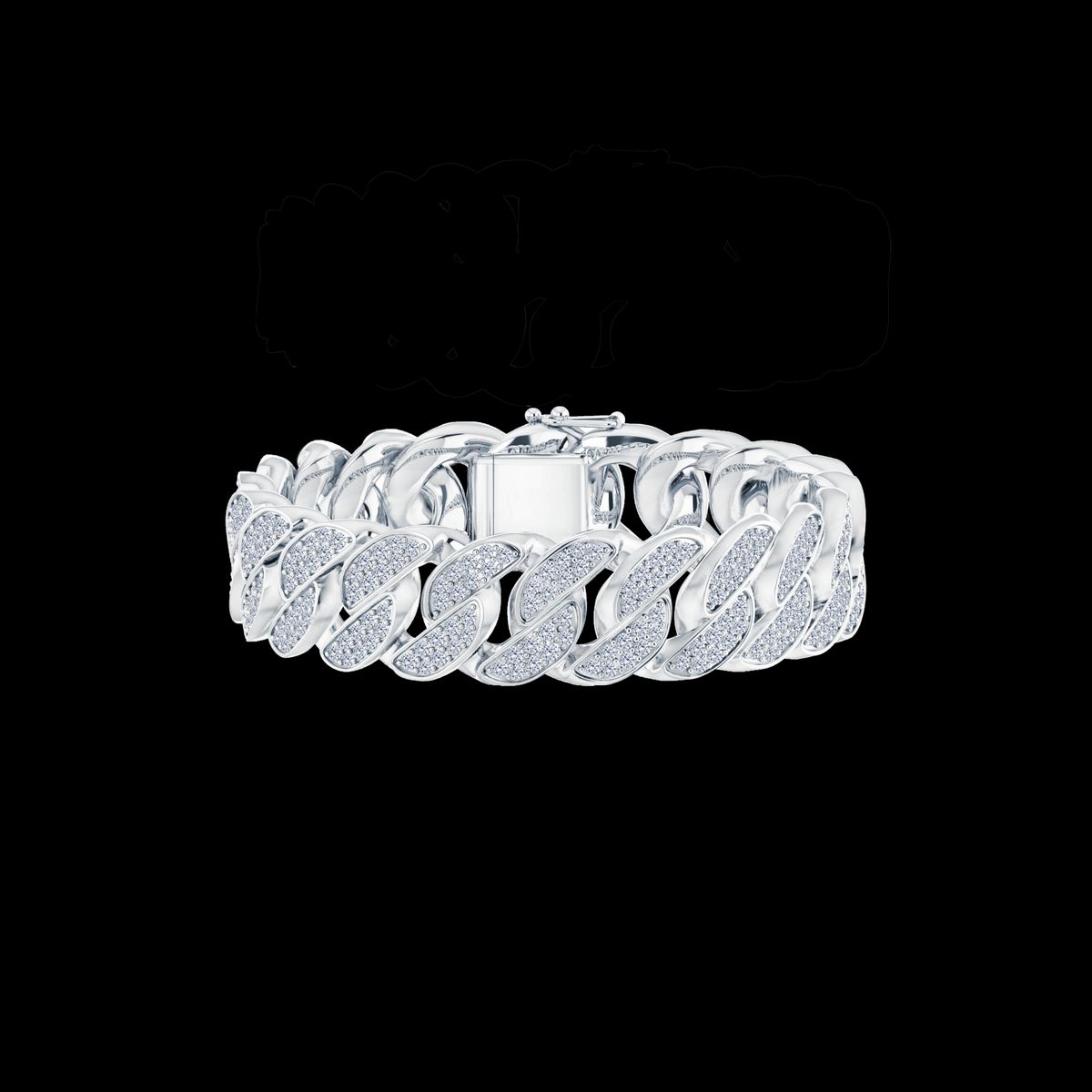 Curb Diamond Bracelet 14mm