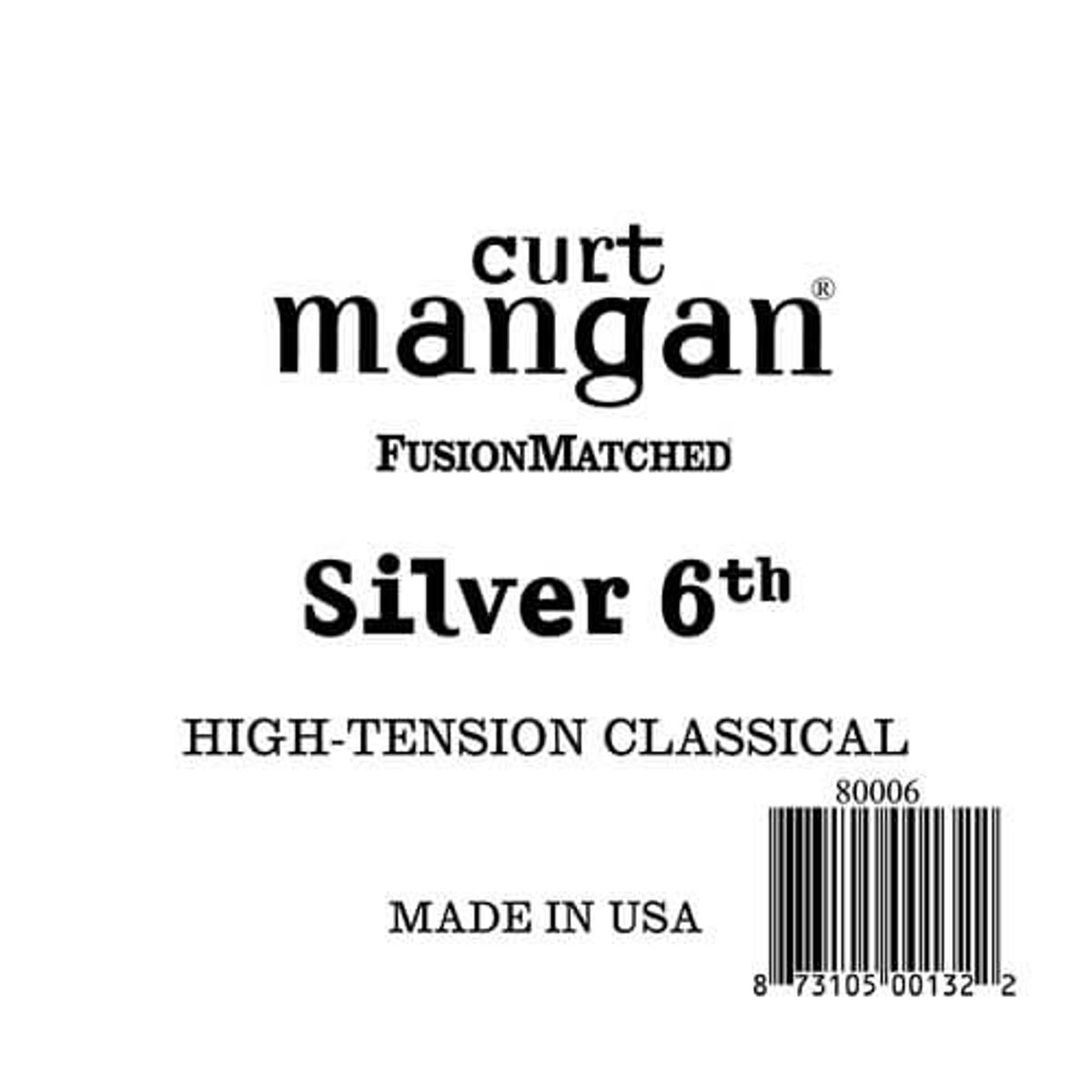 Curt Mangan 80006 løs silver-wound 6th spansk guitarstreng, high-ten