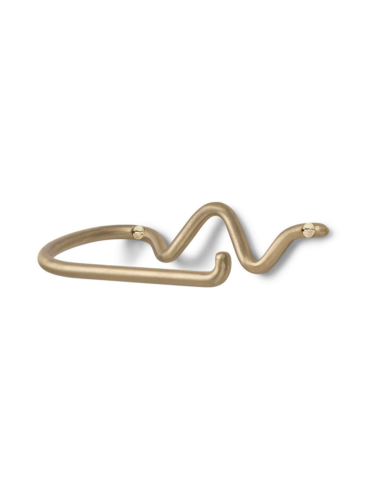 Curvature Toilet Paper Holder fra Ferm Living (Brass)