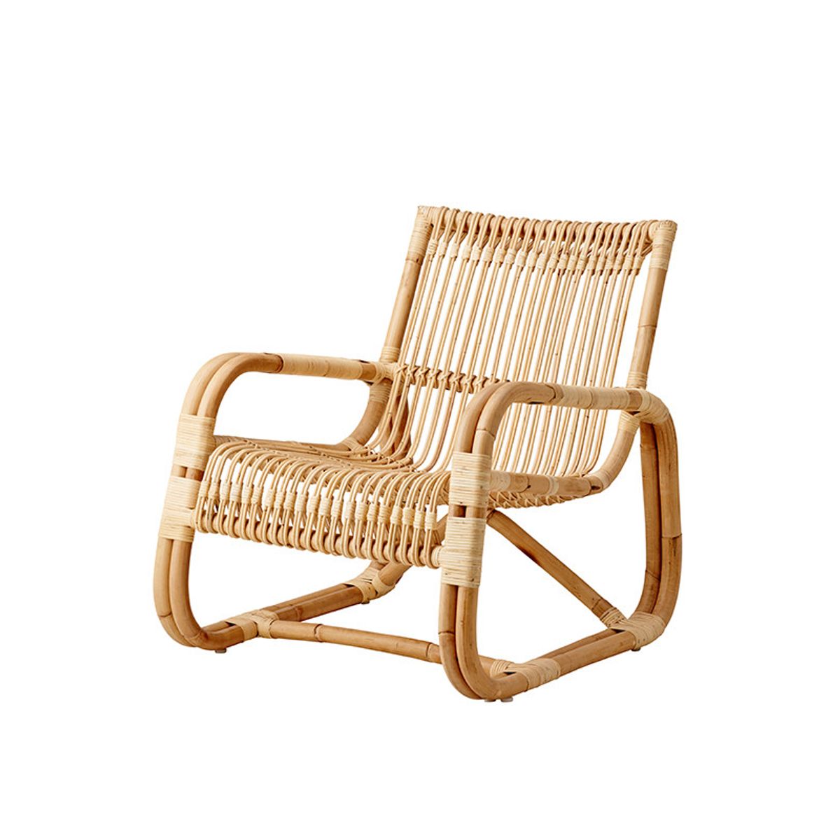 Curve Loungestol Indoor fra Cane-line (Natur rattan)