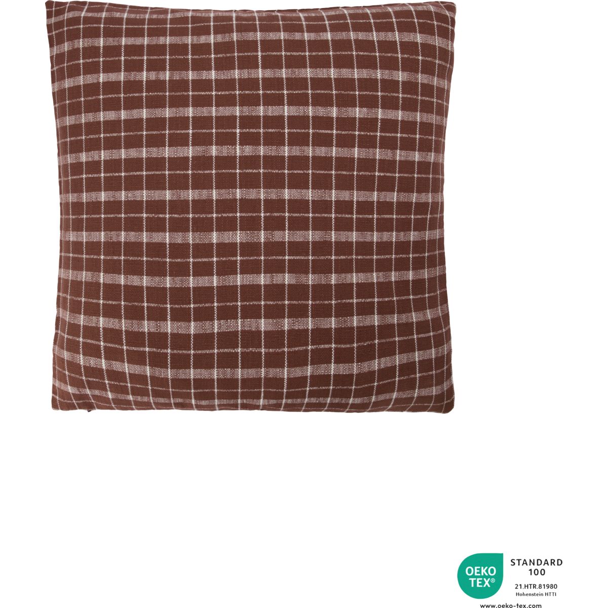 Cushion cover, HDThame, Brown check