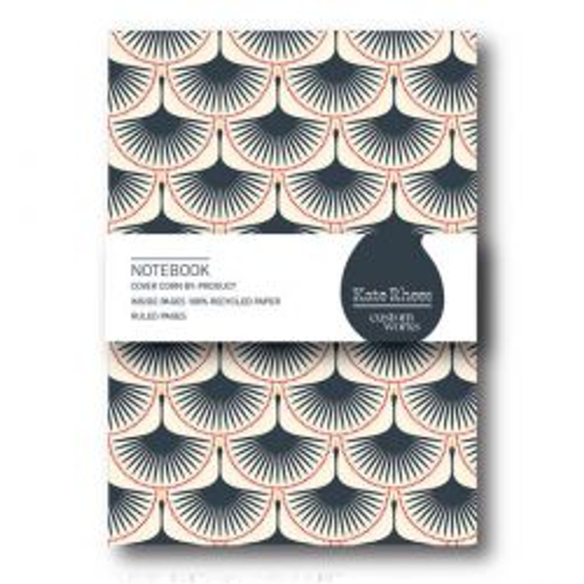 Customworks Notebook Swans & Strings Of Pearls - Notesblok