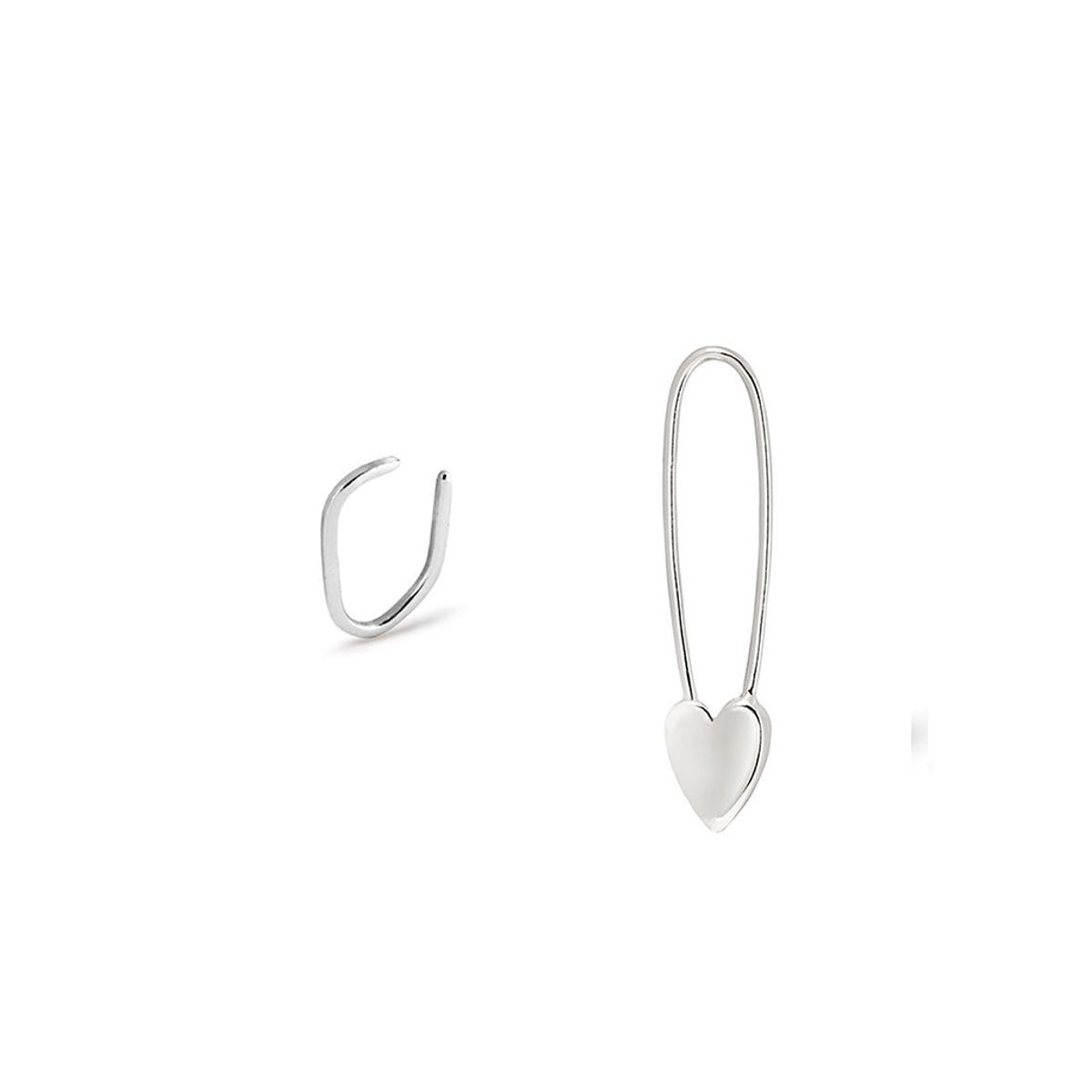 #CuteHearted Øreringe / Earcuffs - 2 pak - Sterling sølv - SPAR 49 KR.