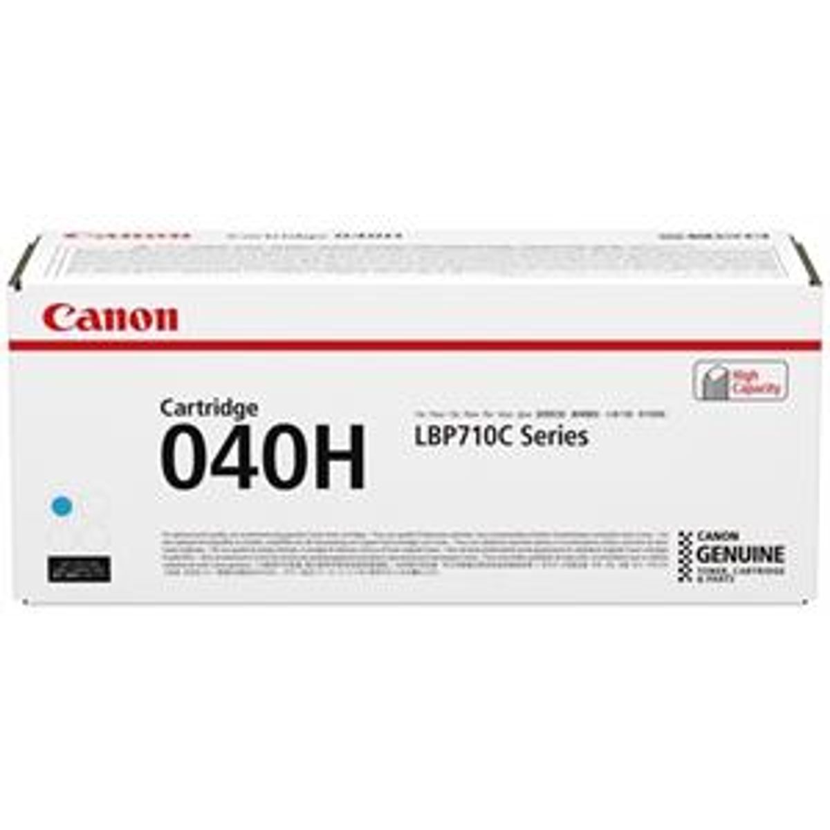 Cyan lasertoner 040HC - Canon - 12.500 sider.