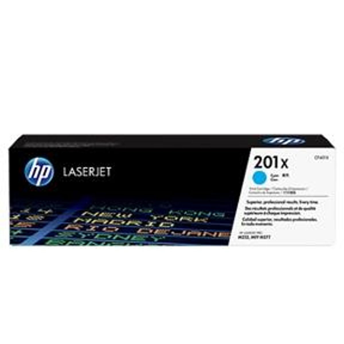 Cyan lasertoner - HP 201X - 2.300 sider