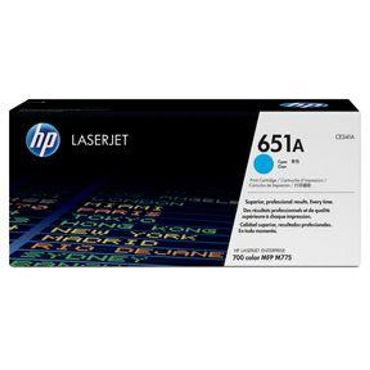 Cyan lasertoner - HP 651A - 16.000 sider