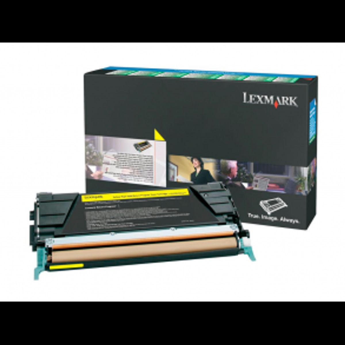 Cyan lasertoner - Lexmark 24B5701 - 10.000 sider