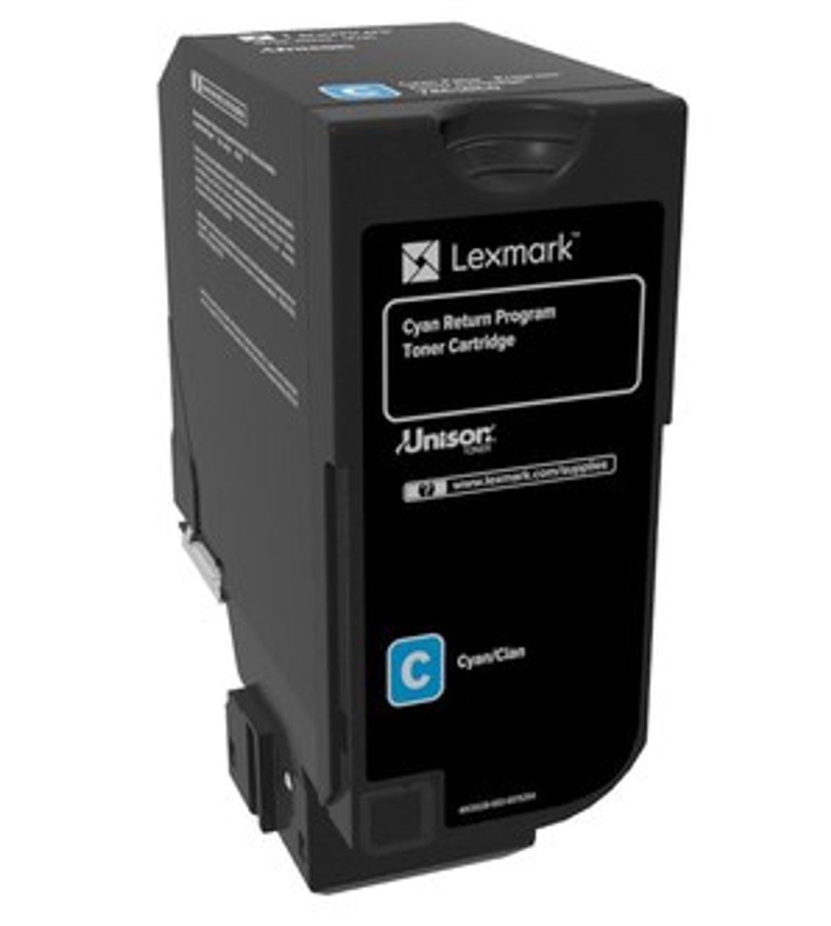 Cyan lasertoner - Lexmark 74C20C0 - 3.000 sider