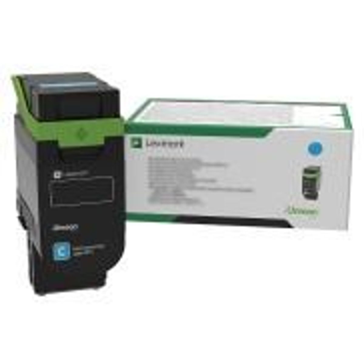 Cyan lasertoner - Lexmark 75M20C0 - 2.000 sider