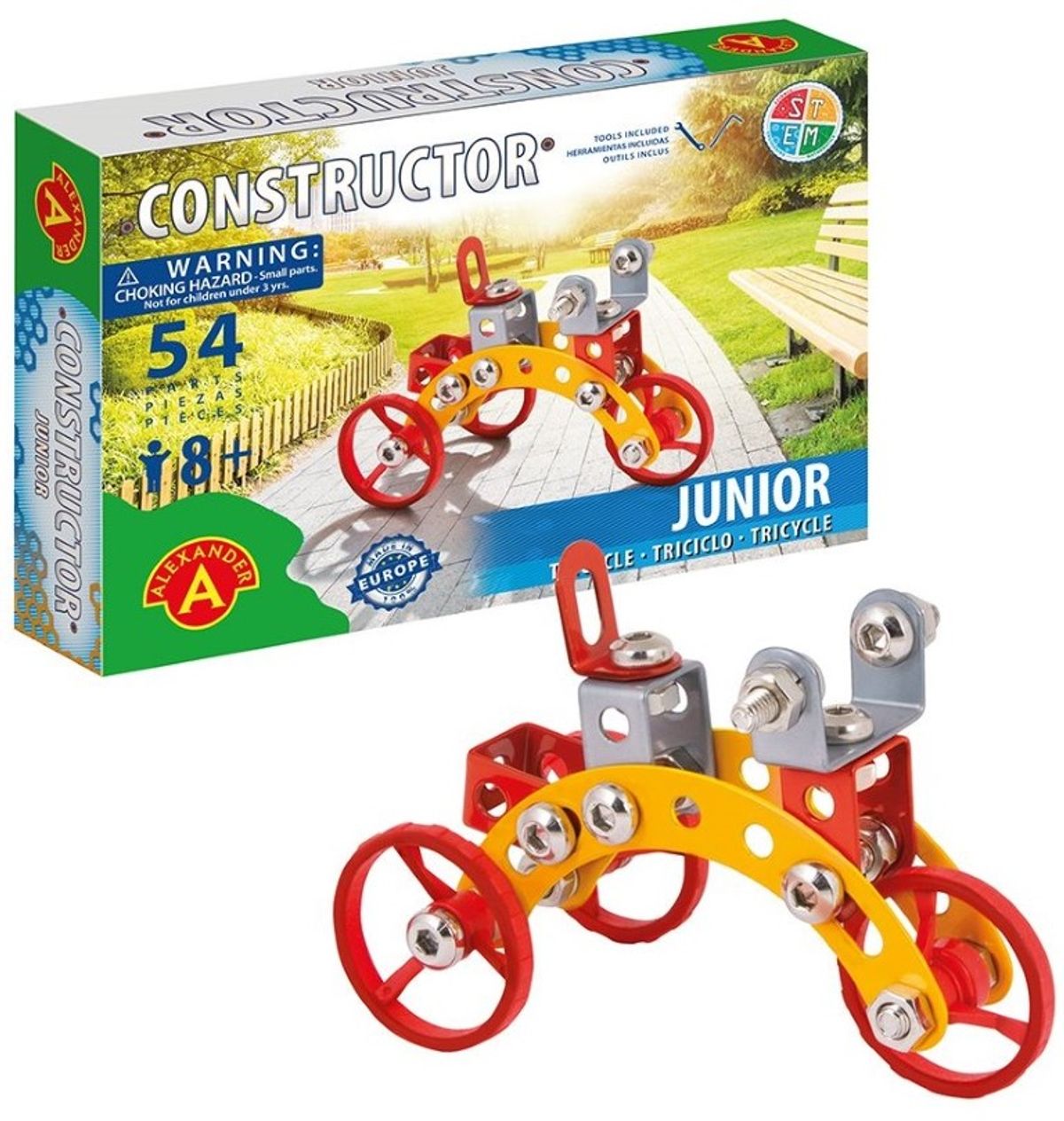 Cykel Metal Konstruktionsbyggesæt - Junior