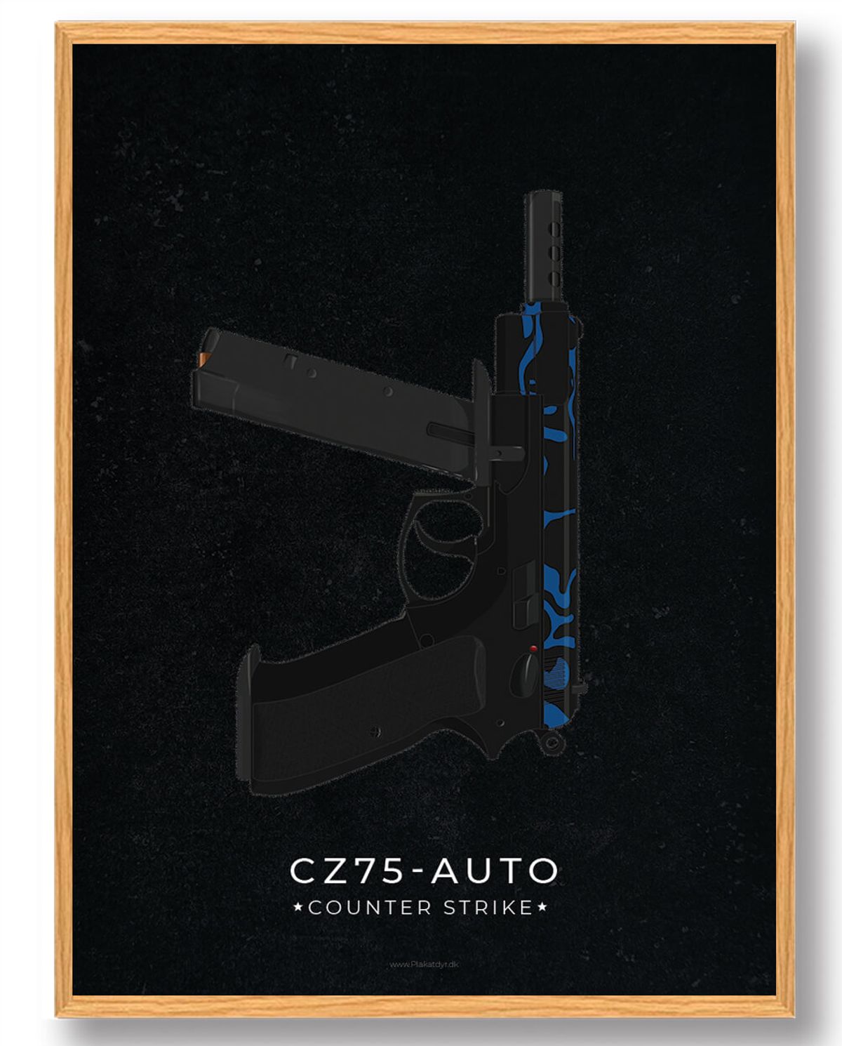 CZ75-auto - CS gamerplakater (Størrelse: L - 50x70cm (B2))