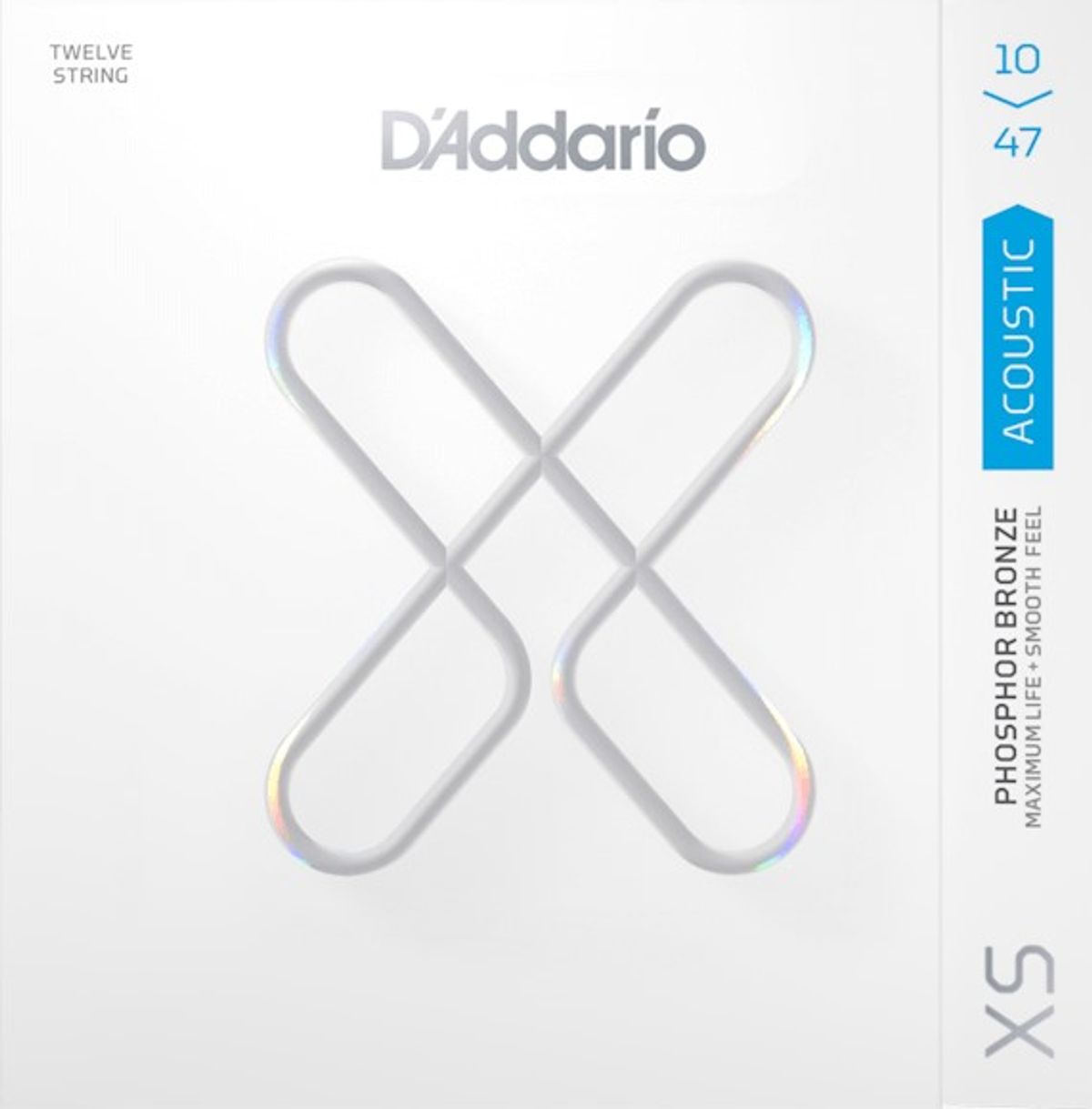 D ´Addario XSAPB1047-12 - Light Coated Acoustic Western-strenge 010-047 Til 12-Strenget