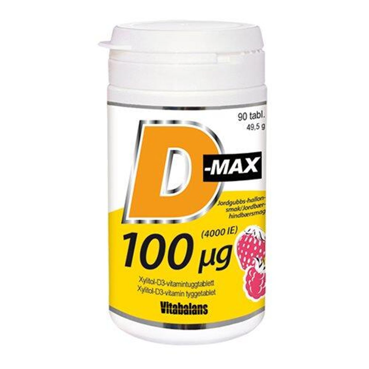 D-max 100 g - 90 tabletter