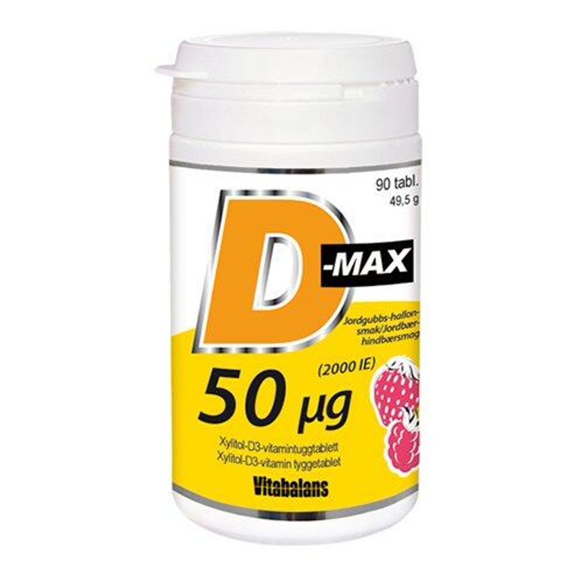 D-Max 50 g - 90 tabletter