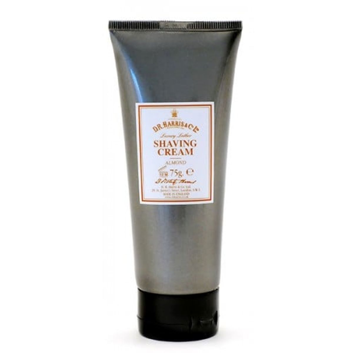 D.R. Harris & Co. Mandel Luksus Barbercreme i Tube (75 g)