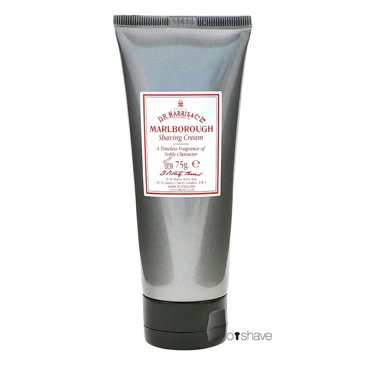 D.R. Harris Marlborough Barbercreme på tube, 75 ml.