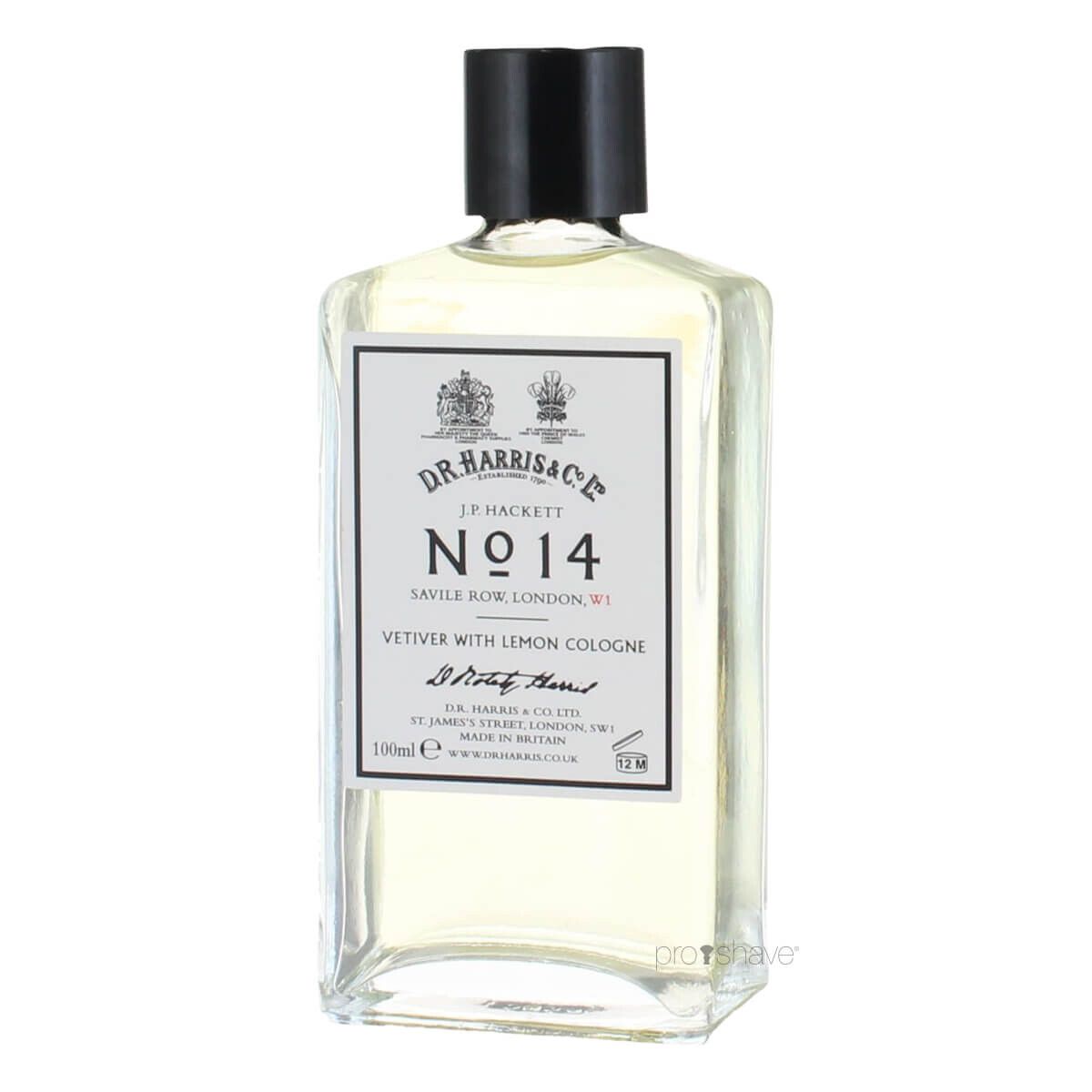 D.R. Harris No. 14 Vetiver with Lemon Cologne, 100 ml.