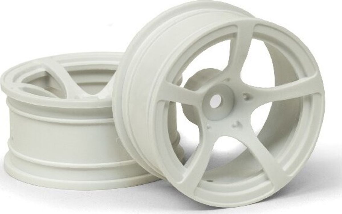 D5 Wheel White (9mm/2pcs) - Hp120205 - Hpi Racing