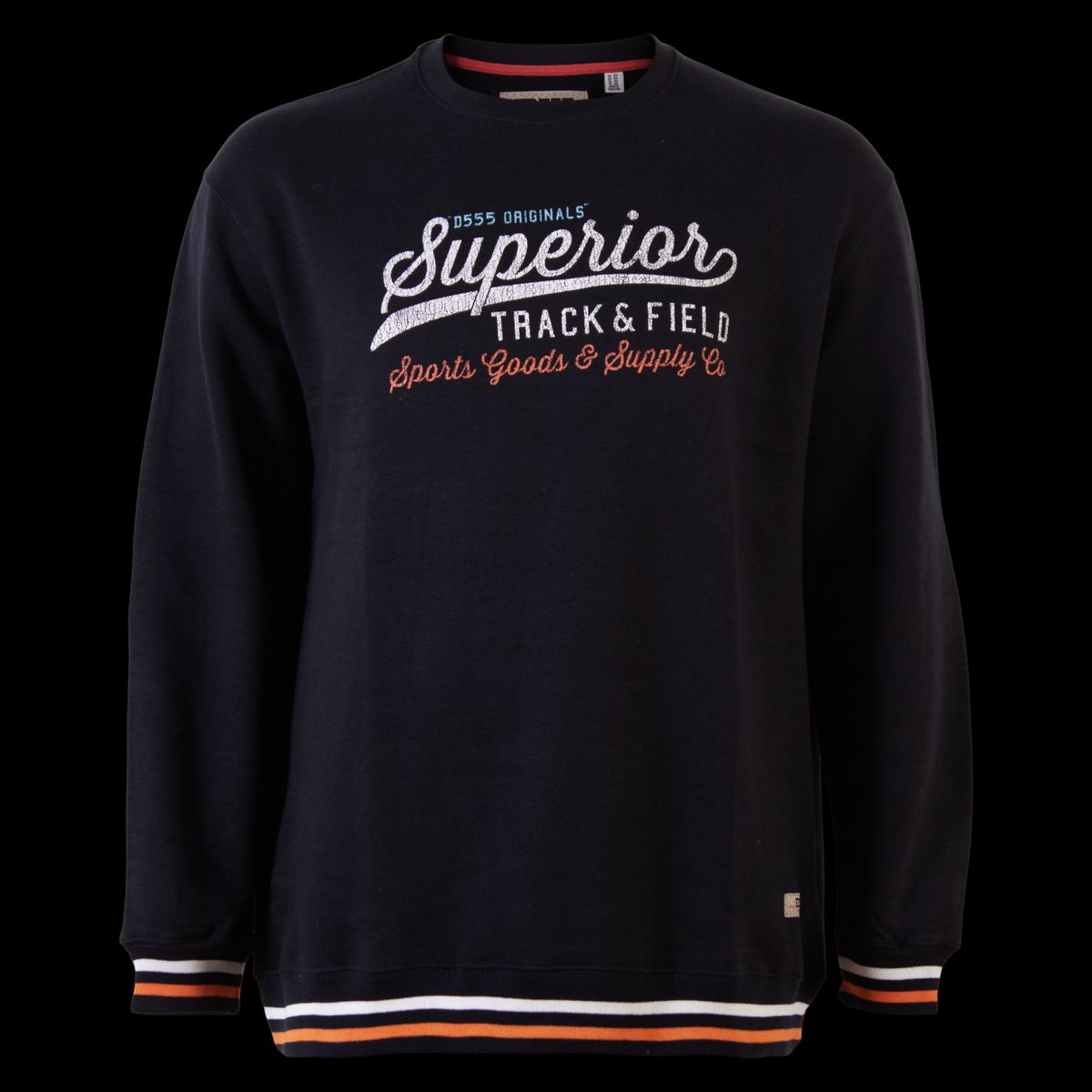 D5555 Marlow Herre Sweatshirt - Navy - 2XL