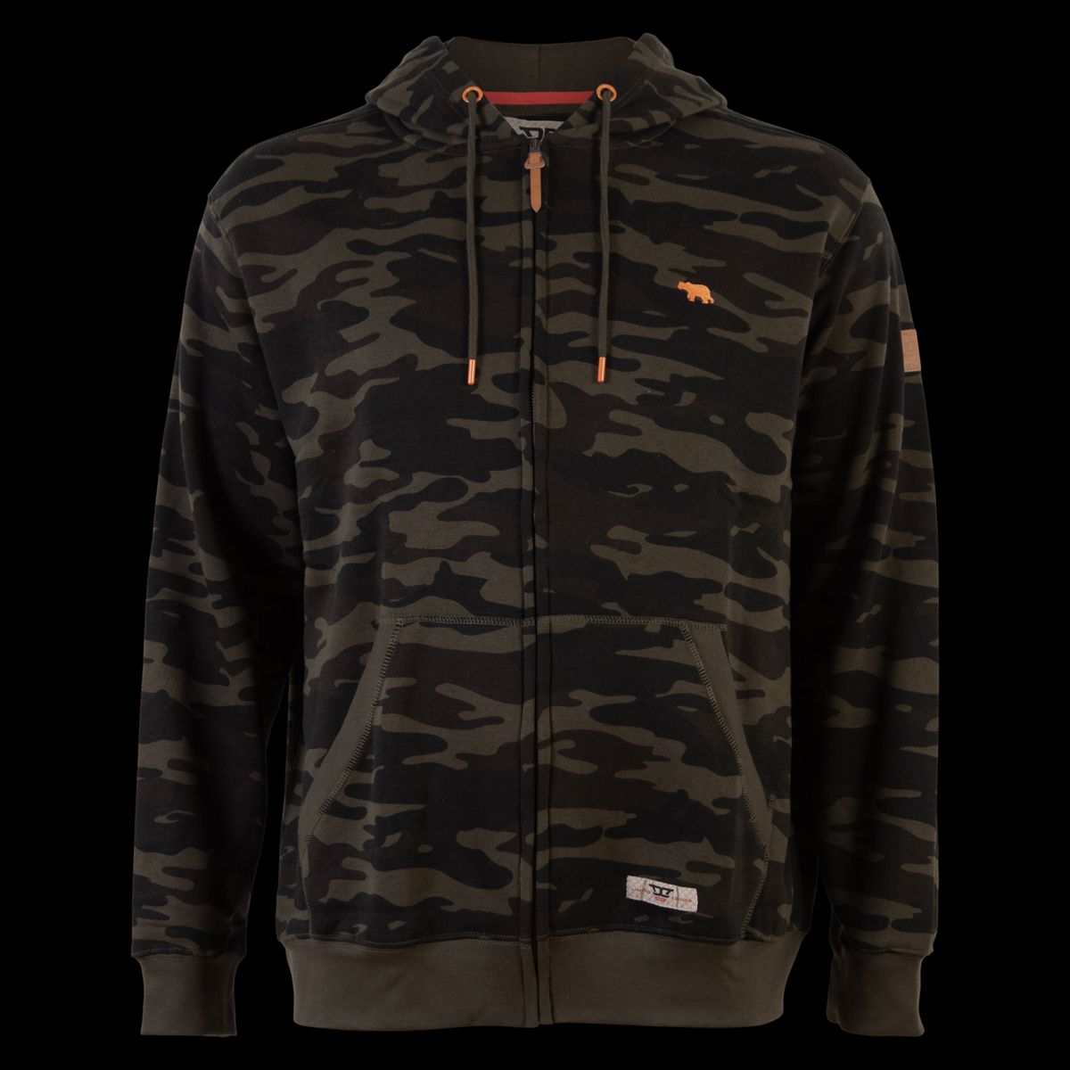 D5555 Regent Herre Cardigan - Camo - 2XL