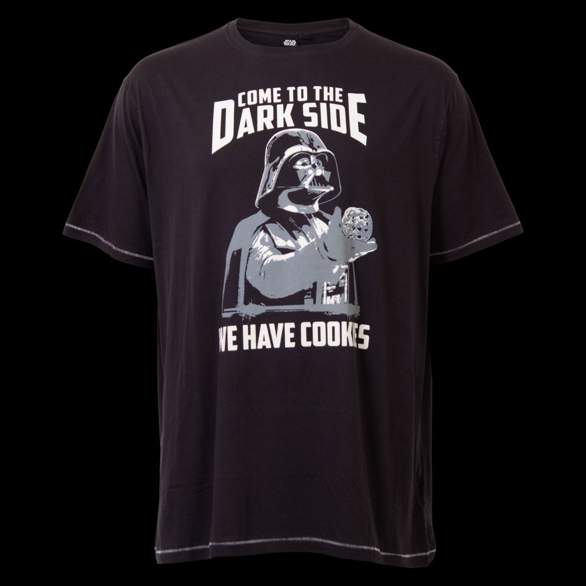 D5555 Skywalker Herre T-shirt - Washed Black - 5XL