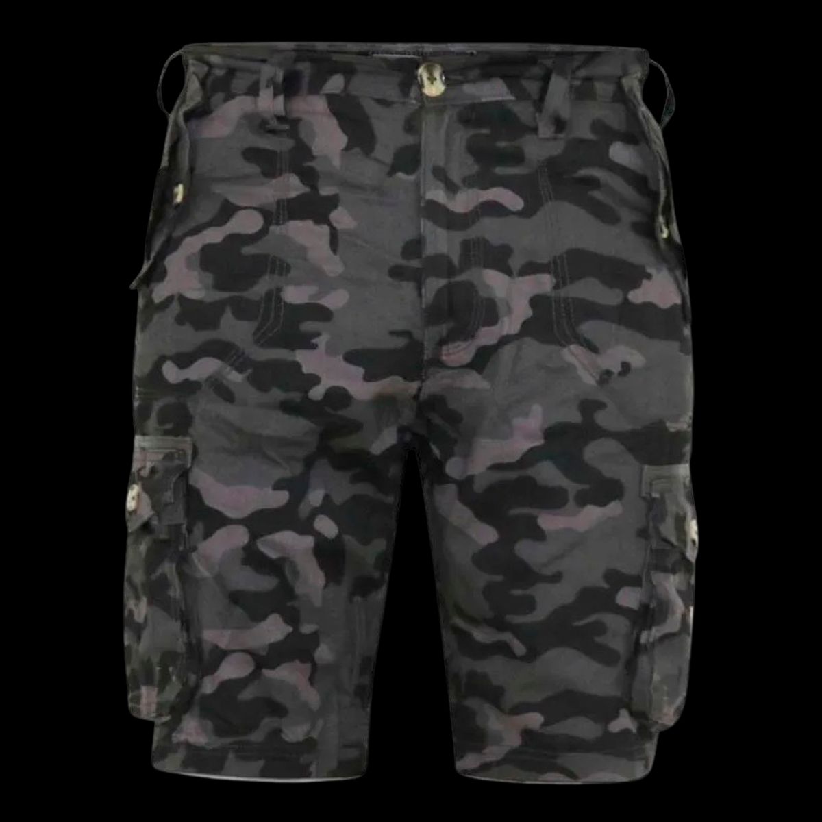 D5555 Zavier Herre Shorts - Black camo - 44