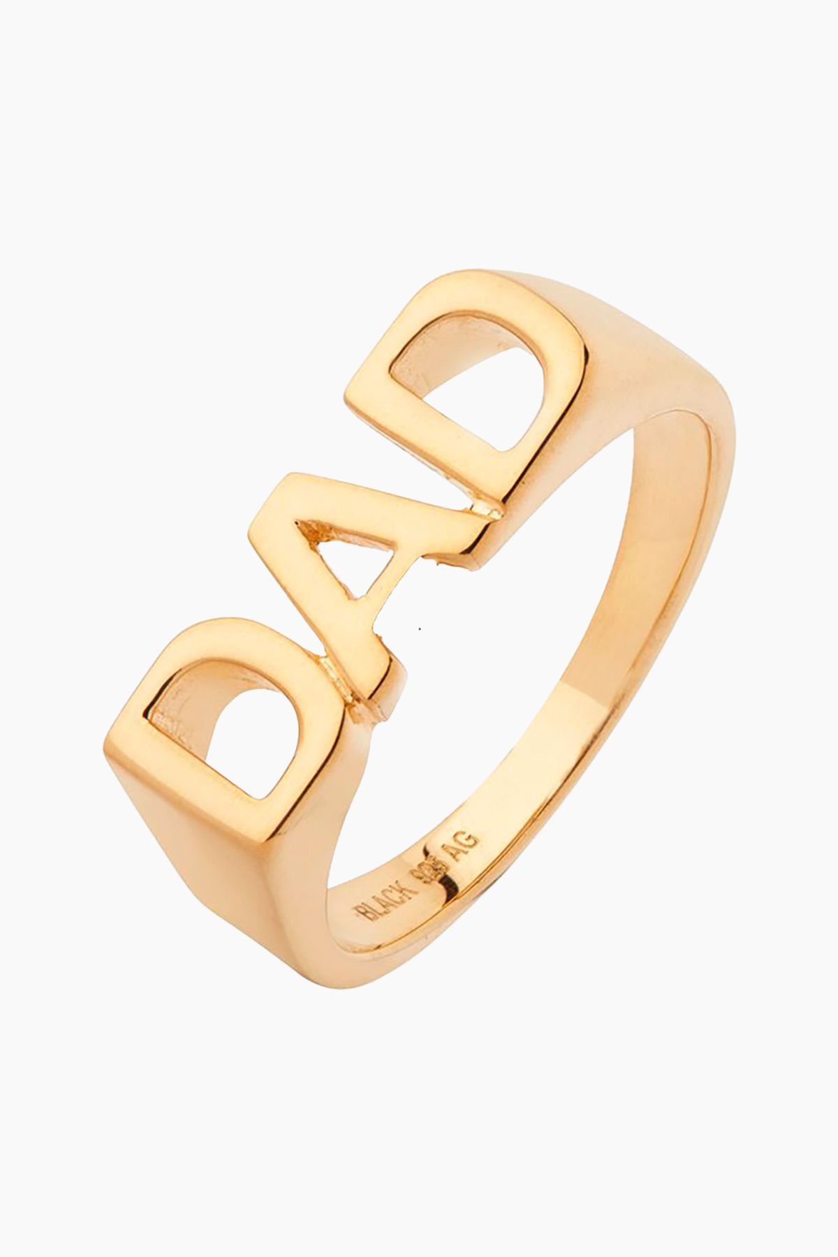 Dad Ring - Goldplated Silver - Maria Black - Guld 50