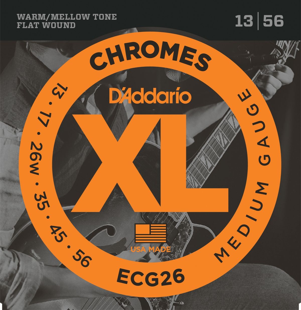 D'Addario ECG26 Flat Wound 0.13 - 0.56