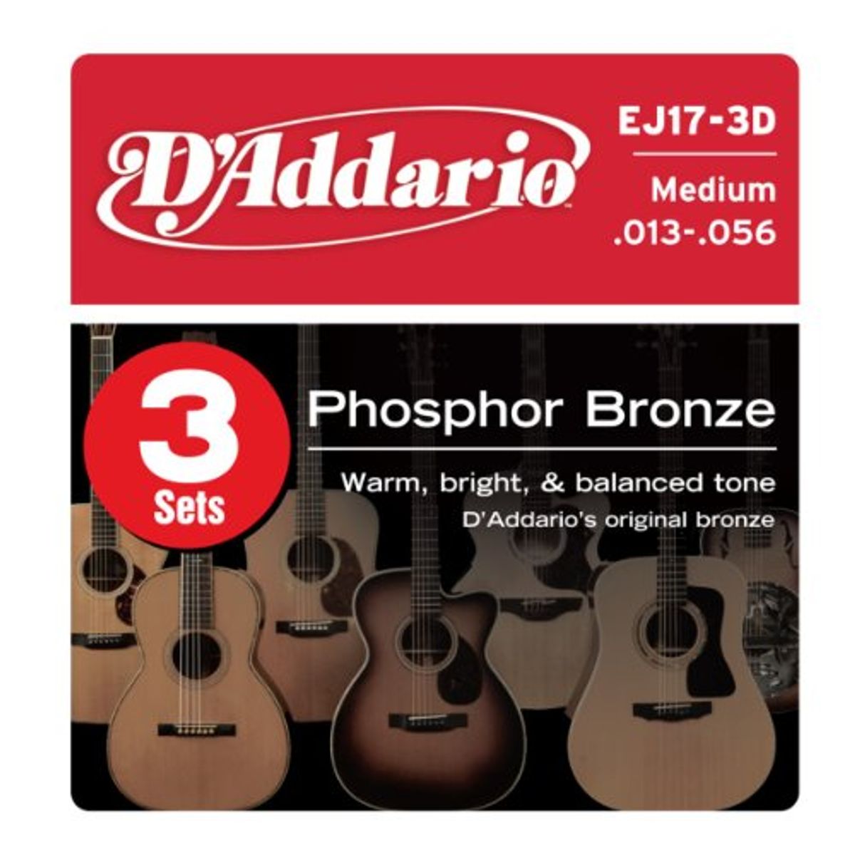 D'Addario EJ17-3D