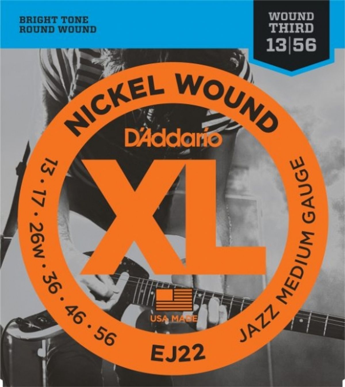 D'Addario EJ22 0.13 - 0.56