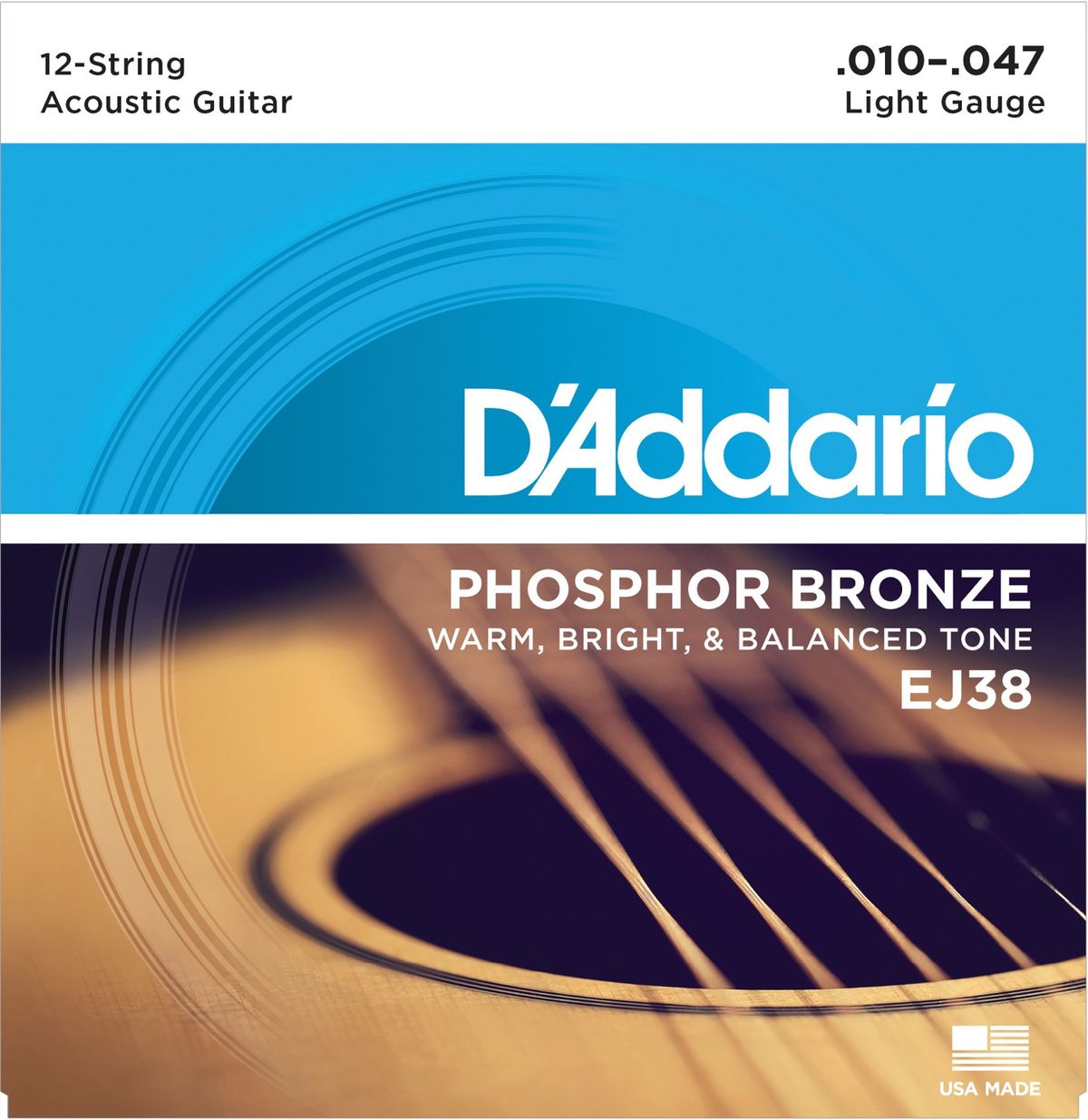 D'Addario EJ38 12 strenge