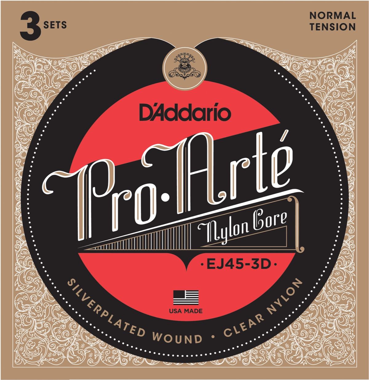 D'Addario EJ45 Pro Arte - Normal Tension 3 Pack