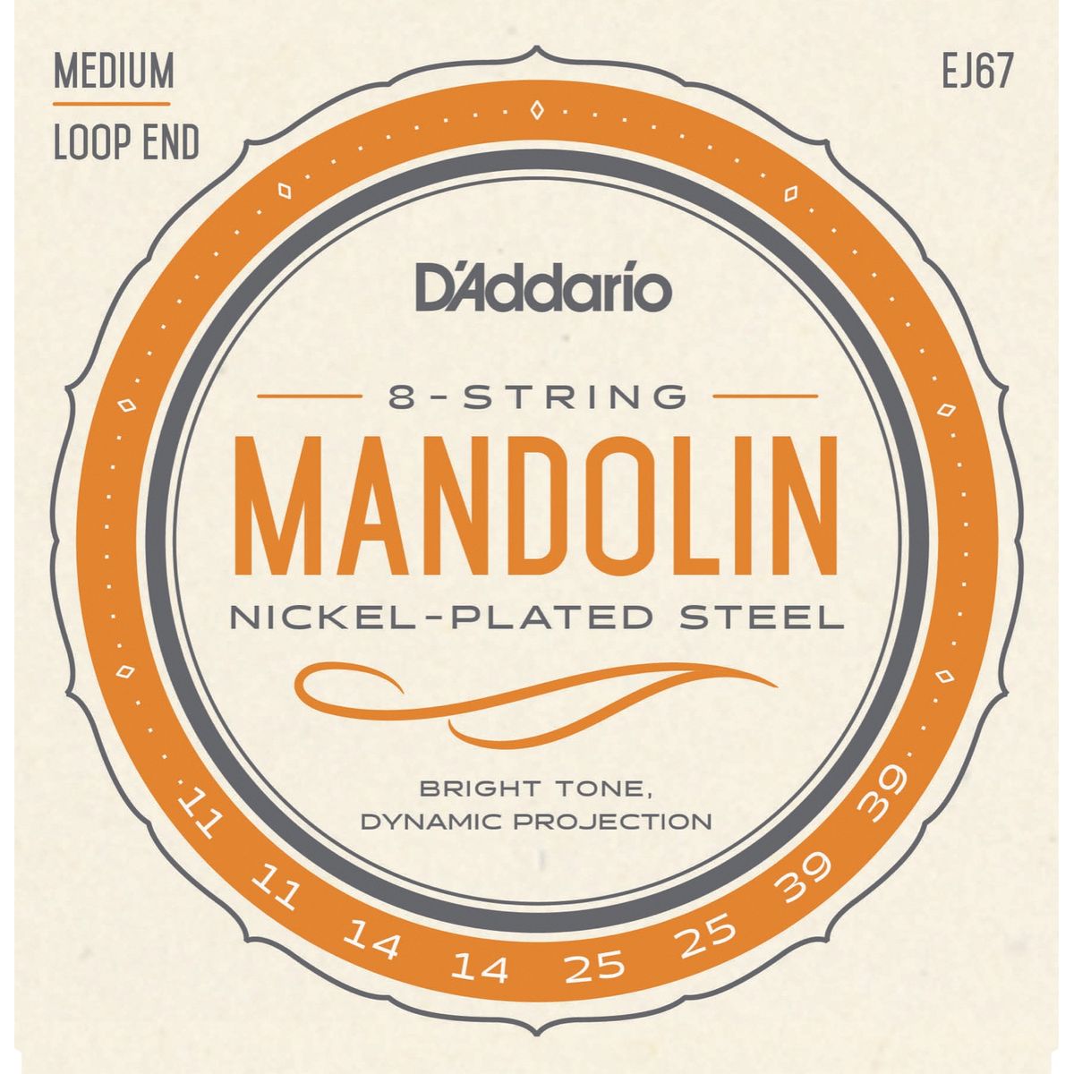 D'Addario EJ67 Mandolin strenge