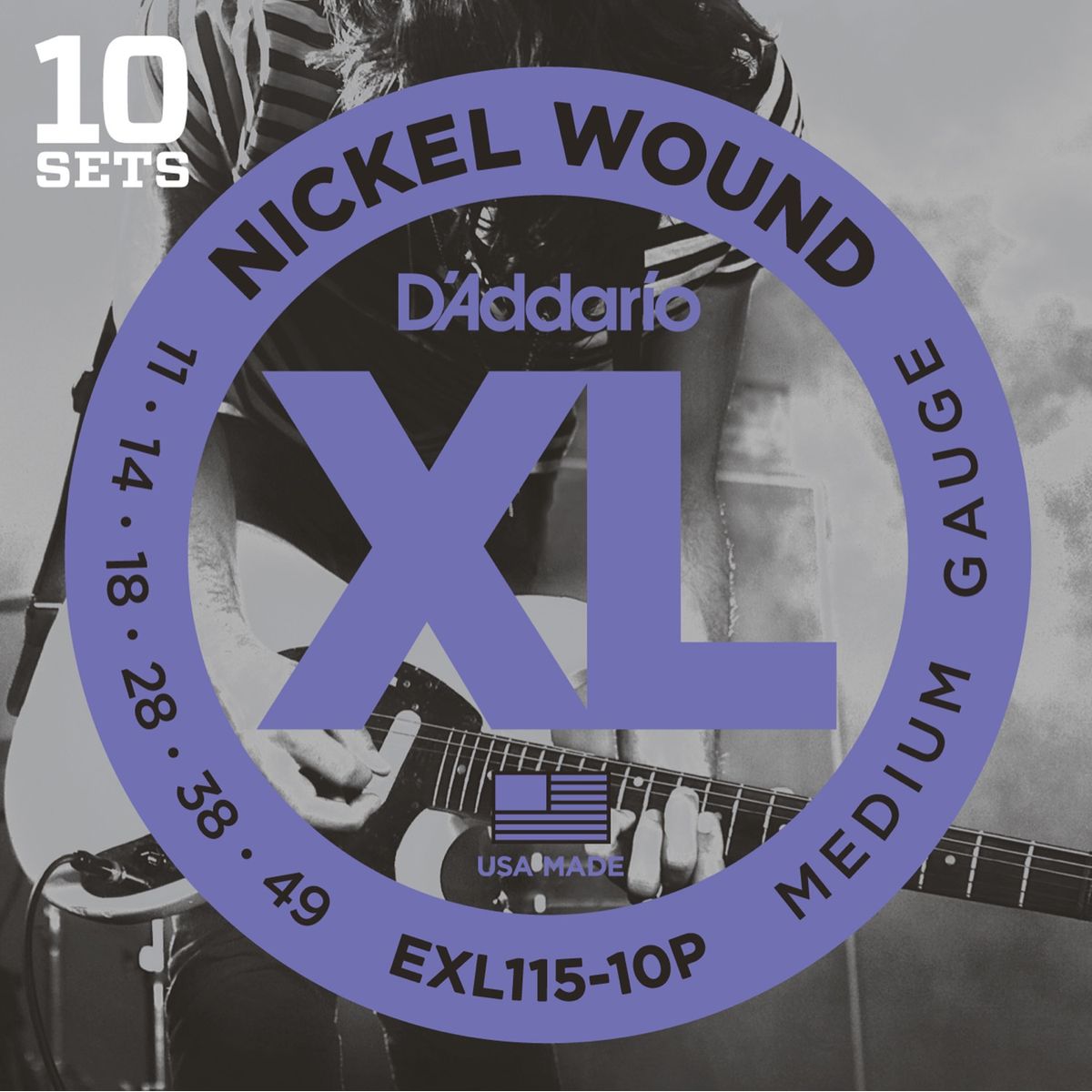 D'Addario EXL115 10 pack 0.11 - 0.49