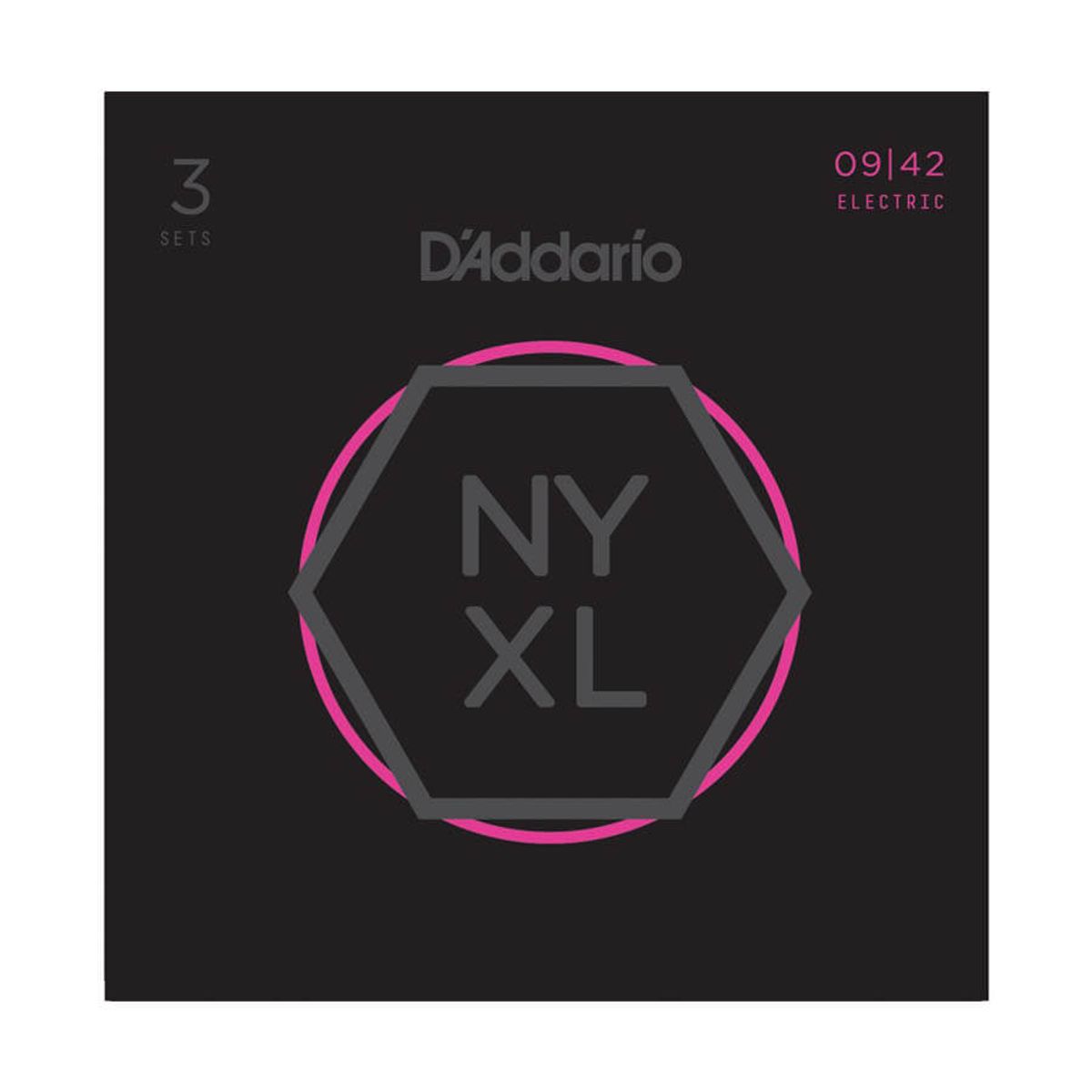 D'Addario NYXL0942-3P el-guitar-strenge, 009-042 (3 sæt)