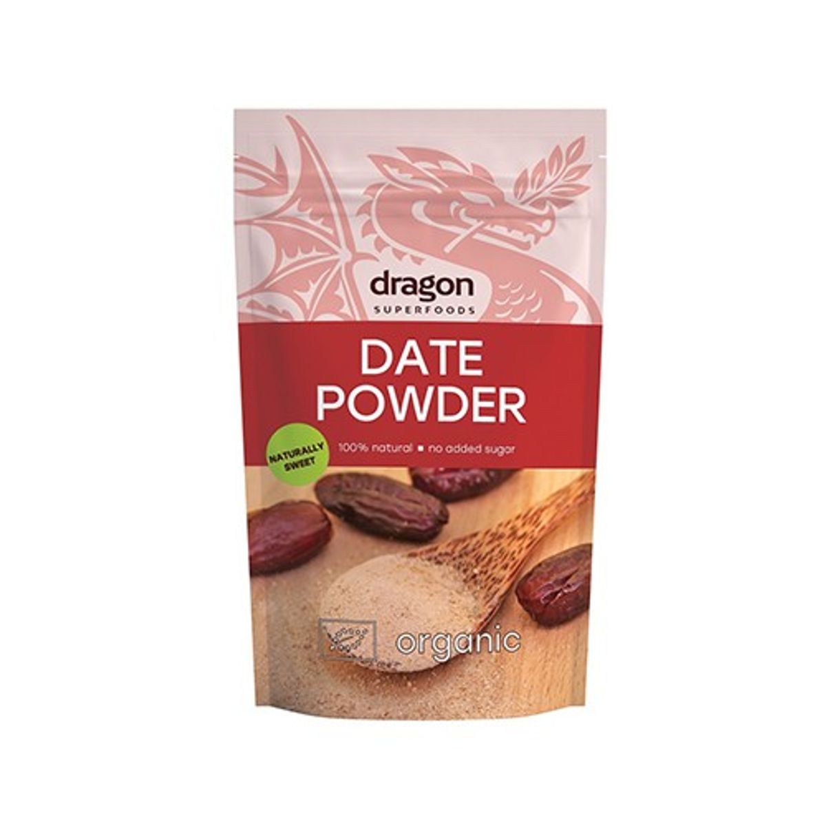 Daddel pulver Økologisk - 250 gram - Dragon Superfoods