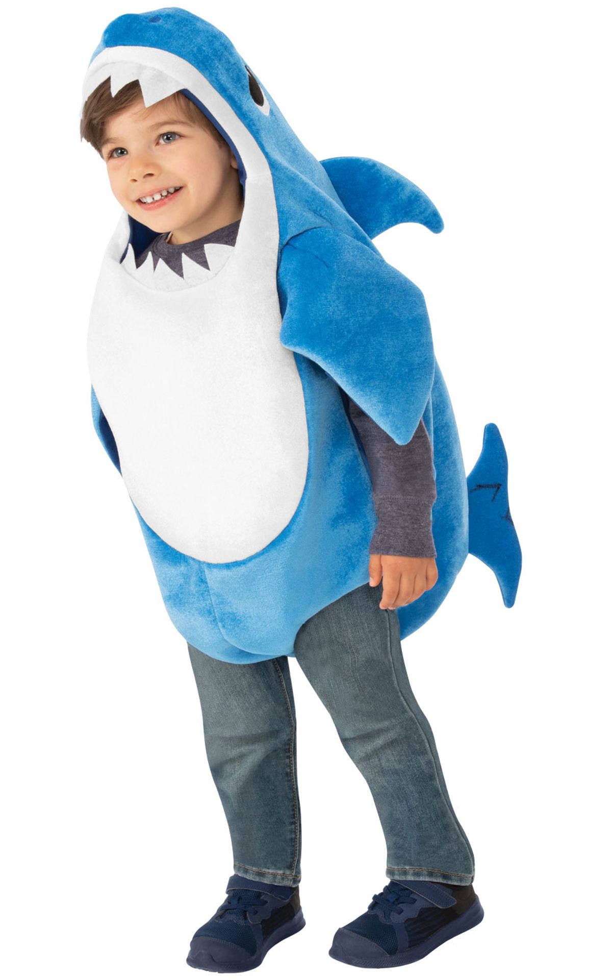 Daddy Shark Deluxe Blå INFANT / 6-12 M