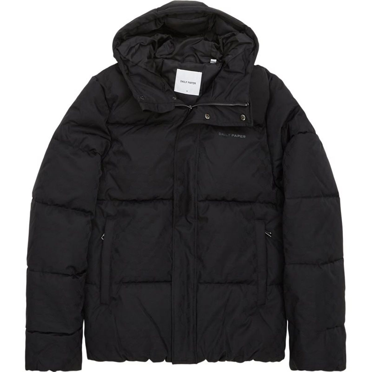 Daily Paper Monogram Puffer Jakke Black