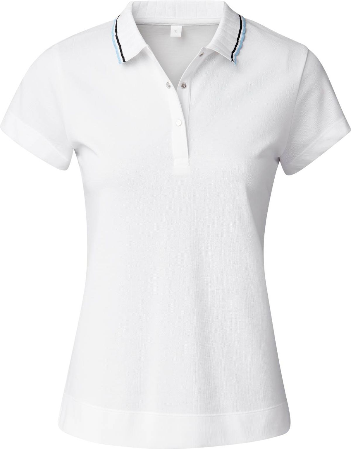 Daily Sports Candy Dame Poloshirt - White - Str. L