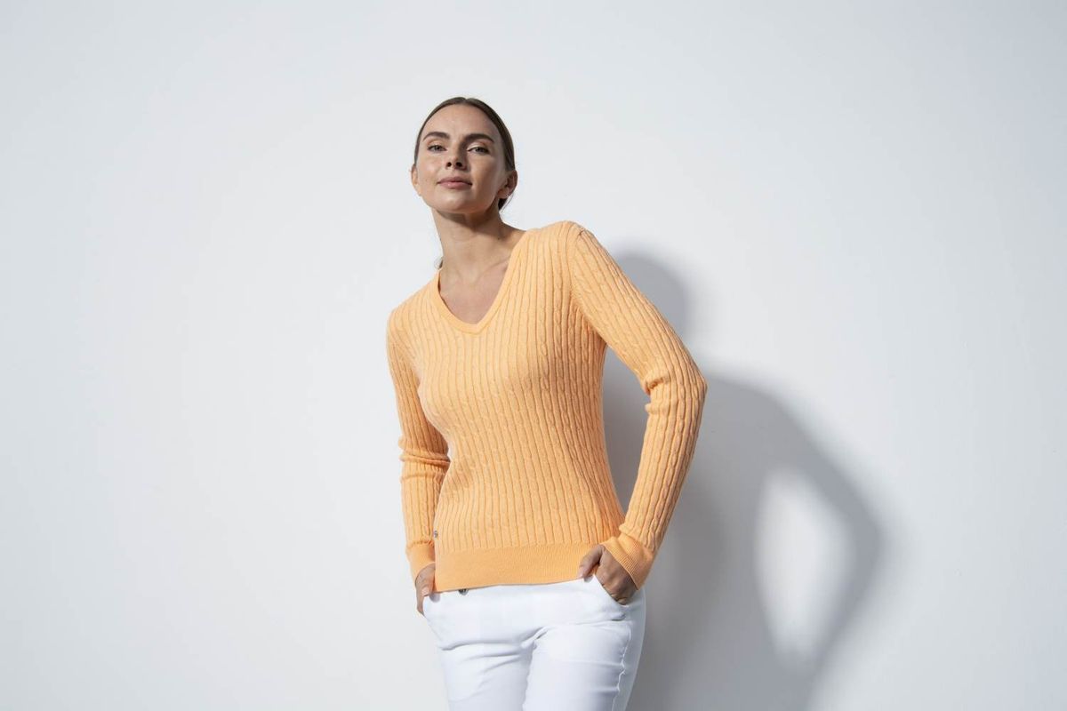 Daily Sports Madelene Dame Pullover - Kumquat - Str. L