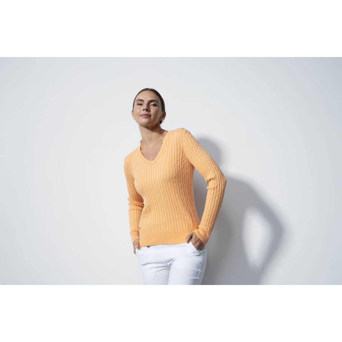 Daily Sports Madelene Dame Pullover - Kumquat - Str. M